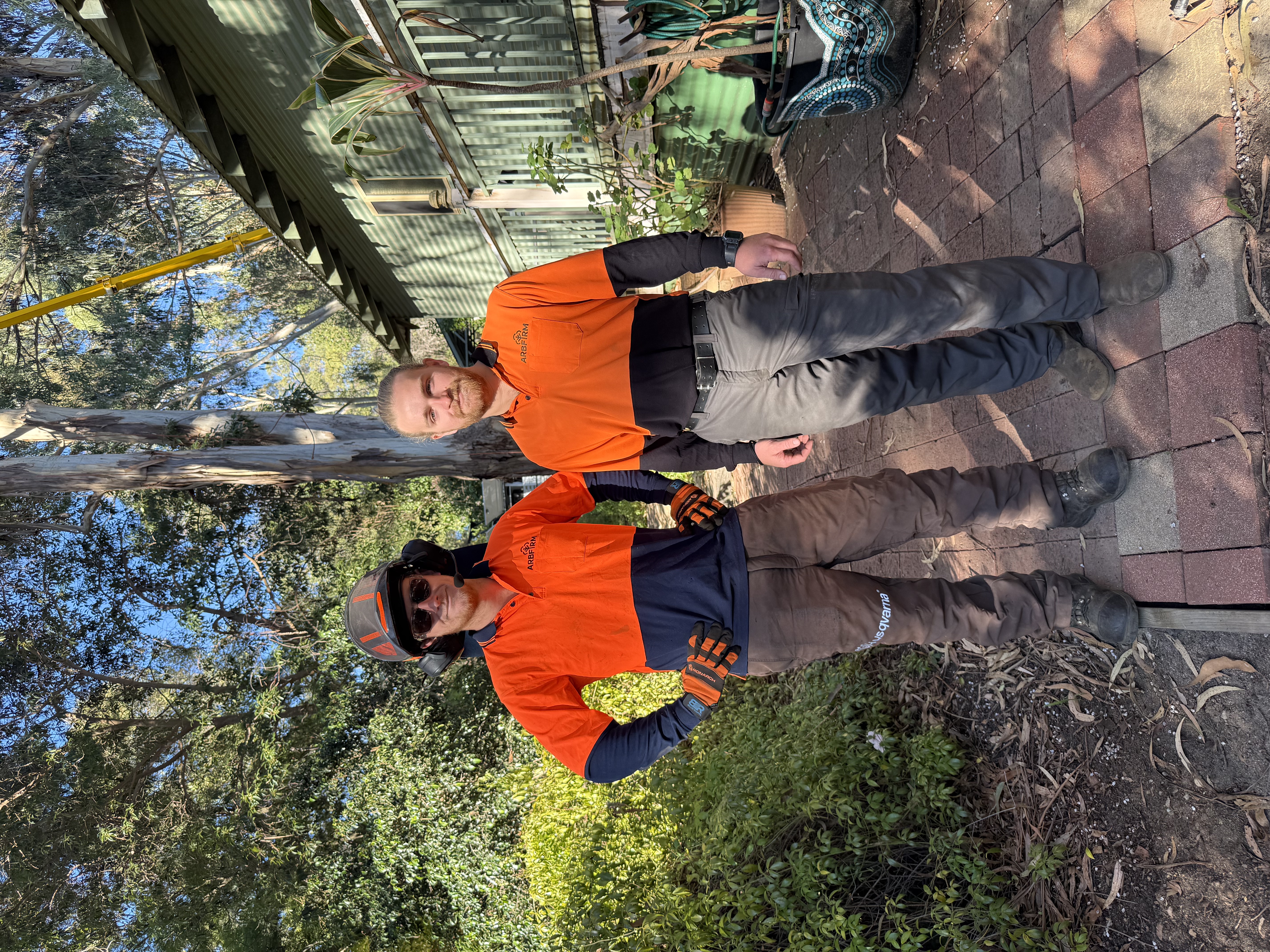 Arbfirm arborists on site at a Perth Hills property